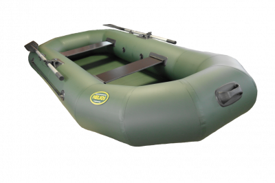 Лодка надувная гребная ПВХ Гелиос 27 (зеленый)